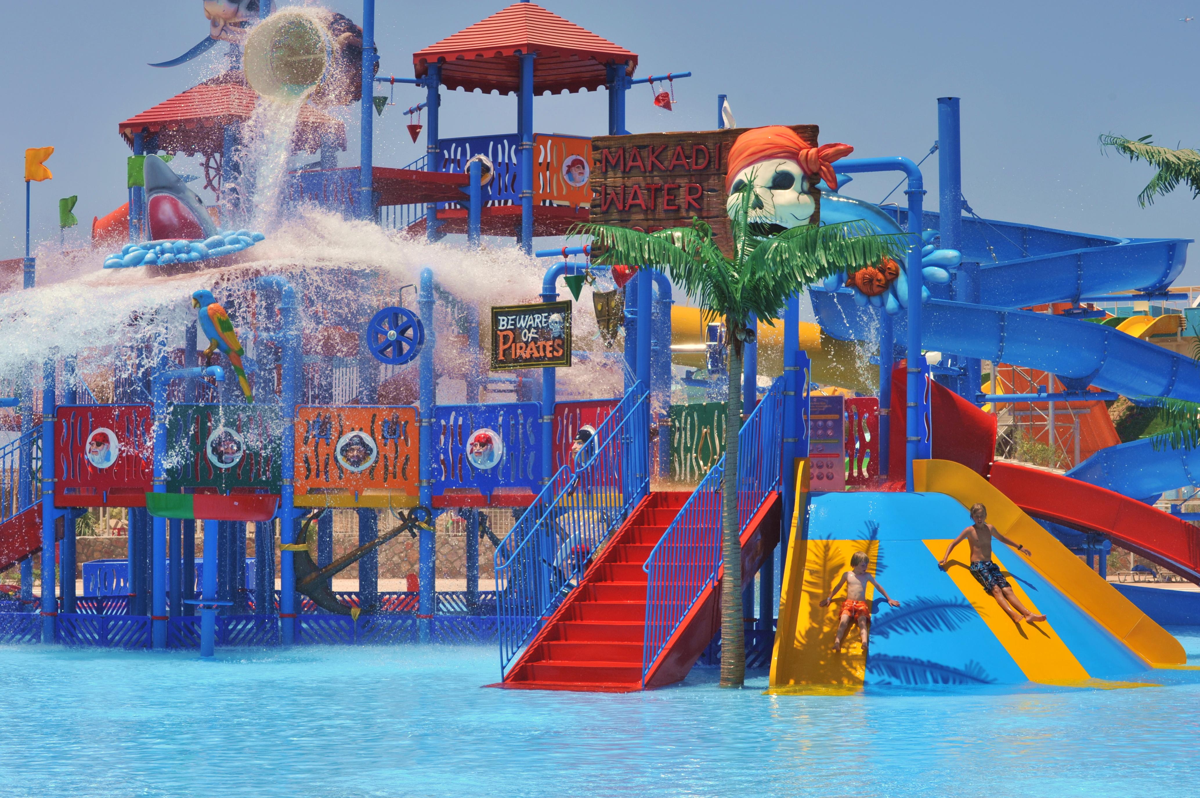 Jaz Makadi Saraya Resort Hurghada Eksteriør billede Splash the Sun City
